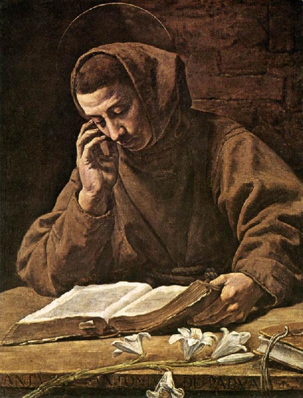 BASSETTI, Marcantonio St Antony Reading 21 oil painting image